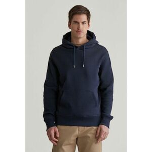 MELEGÍTŐ FELSŐ GANT WAFFLE HOODIE EVENING BLUE kép