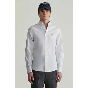 ING GANT SLIM OXFORD STRETCH SHIRT WHITE kép