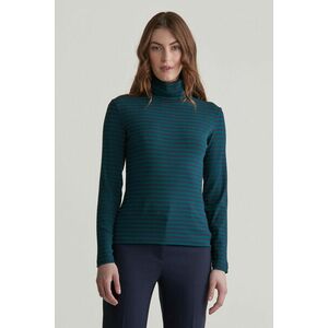 GARBÓ GANT SLIM STRIPED RIB TURTLENECK DEEP FOREST kép