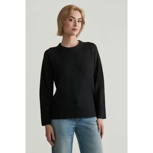 PULÓVER GANT CASHMERE C-NECK EBONY BLACK kép