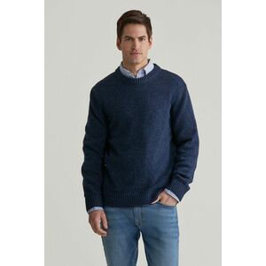 PULÓVER GANT NEPS WOOL C-NECK EVENING BLUE kép