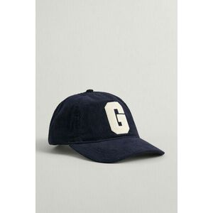 SAPKA GANT G BADGE WASHED CORD CAP EVENING BLUE kép