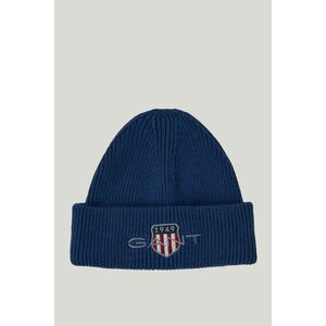 SAPKA GANT ARCHIVE SHIELD COTTON BEANIE VINTAGE BLUE kép