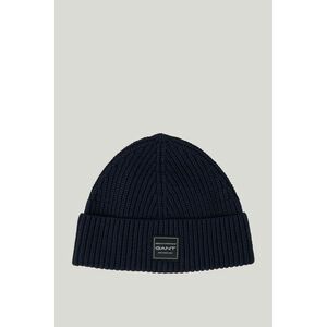 SAPKA GANT COTTON RIBBED BEANIE EVENING BLUE kép