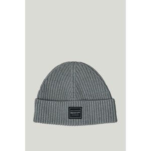 SAPKA GANT COTTON RIBBED BEANIE GREY MELANGE kép