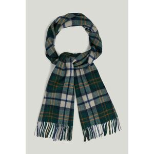 SÁL GANT HERRINGBONE CHECK WOOL WOVEN SCARF TARTAN GREEN kép