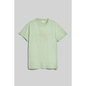 PÓLÓ GANT REG TONAL SHIELD SS T-SHIRT MILKY MATCHA kép