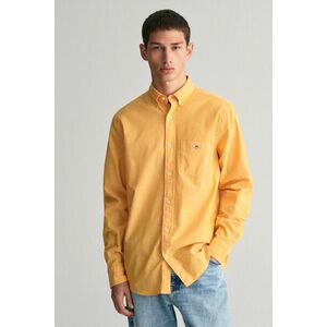 ING GANT REG COTTON LINEN SHIRT MEDAL YELLOW kép