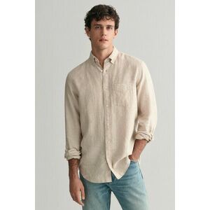 ING GANT REG LINEN SHIRT DRY SAND kép