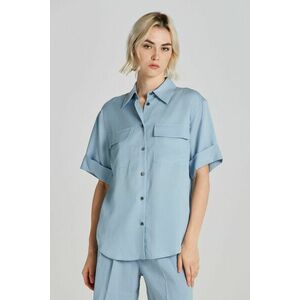 ING GANT REL POCKET SS SHIRT DOVE BLUE kép