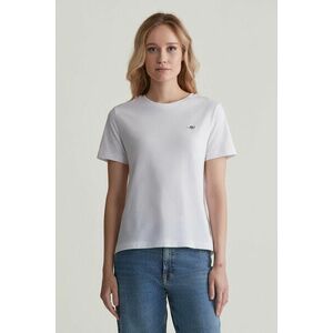 PÓLÓ GANT REG SHIELD SS T-SHIRT WHITE kép