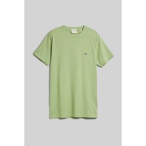 PÓLÓ GANT SLIM PIQUE SS T-SHIRT MILKY MATCHA kép