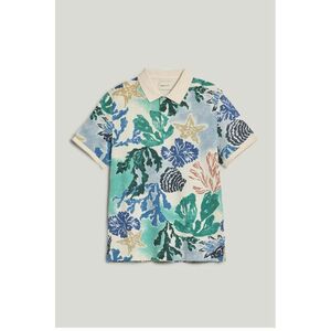 PÓLÓ GANT SEA PRINT POLO CREAM kép