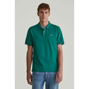 PÓLÓ GANT REG SHIELD SS PIQUE POLO DEEP FOREST GREEN kép