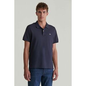 PÓLÓ GANT REG SHIELD SS PIQUE POLO EVENING BLUE kép