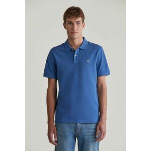 PÓLÓ GANT REG SHIELD SS PIQUE POLO VINTAGE BLUE kép