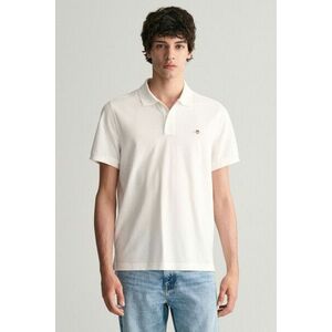 PÓLÓ GANT REG SHIELD SS PIQUE POLO WHITE kép