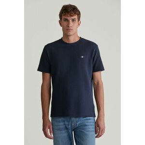 PÓLÓ GANT TEXTURED SS TSHIRT EVENING BLUE kép