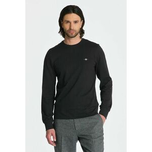 PÓLÓ GANT SLIM PIQUE LS T-SHIRT BLACK kép