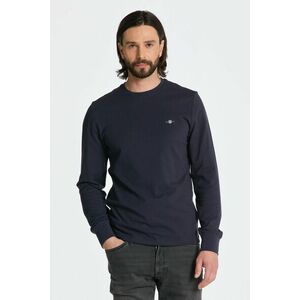 PÓLÓ GANT SLIM PIQUE LS T-SHIRT EVENING BLUE kép