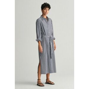 RUHA GANT REL STRIPED POPLIN SHIRT DRESS CLASSIC BLUE kép