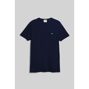 PÓLÓ GANT SLIM PIQUE SS T-SHIRT EVENING BLUE kép