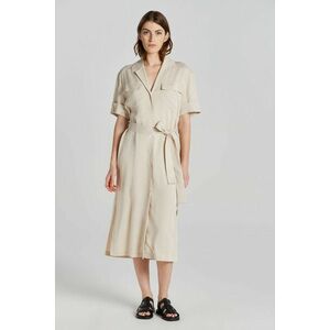 RUHA GANT REL POCKET SS SHIRT DRESS SOFT OAT kép