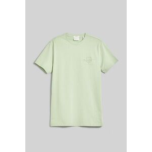 PÓLÓ GANT SLIM TONAL SHIELD PIQUE SS TSHIRT MILKY MATCHA kép