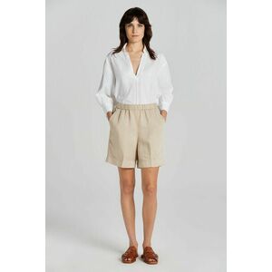 RÖVIDNADRÁG GANT REL LINEN BLEND PULL ON SHORTS DRY SAND kép