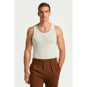 TOP GANT TANK TOP CREAM3 kép