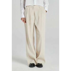 NADRÁG GANT REL STRETCH LINEN TAILORED PANT SOFT OAT kép