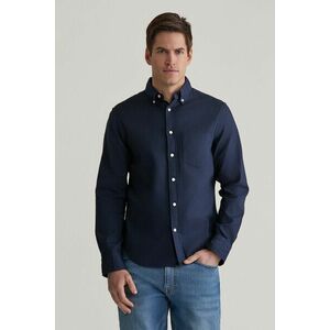 ING GANT REG GMNT DYED WAFFLE SHIRT EVENING BLUE kép