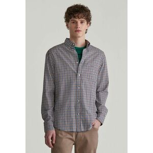 ING GANT REG LIGHT TWILL GINGHAM SHIRT CACAO kép