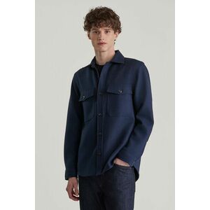 ING GANT WOOL BLEND OVERSHIRT EVENING BLUE kép