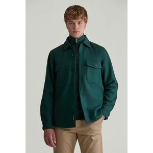 ING GANT WOOL BLEND OVERSHIRT TARTAN GREEN kép