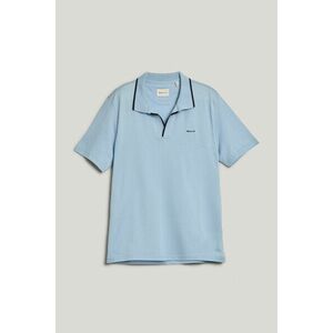 PÓLÓ GANT TIPPING COLLAR POLO FRESH BLUE kép