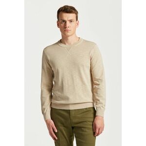 PULÓVER GANT COTTON FLAMME C-NECK DRY SAND2 kép