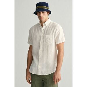 ING GANT REG LINEN SS SHIRT WHITE kép