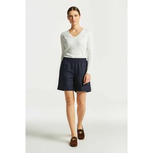 RÖVIDNADRÁG GANT LINEN VISCOSE PULL-ON SHORTS EVENING BLUE kép