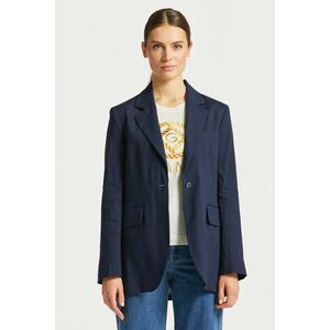 ZAKÓ GANT REG STRETCH LINEN BLAZER EVENING BLUE kép