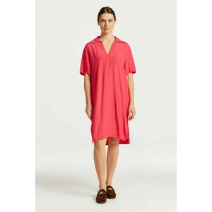 RUHA GANT RELAXED TUNIC DRESS MAGENTA PINK kép