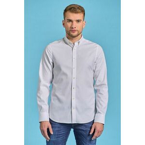 Fehér elegáns slim fit ing kép