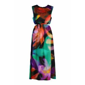 RUHA GANT FLORAL PRINT SLEEVELESS DRESS EBONY BLACK kép