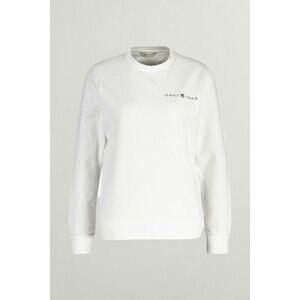 MELEGÍTŐ FELSŐ GANT REG PRINTED GRAPHIC C-NECK EGGSHELL kép