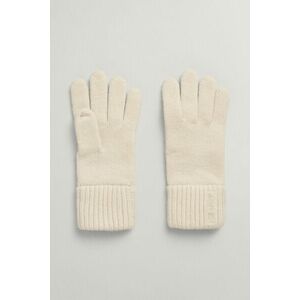 KESZTYŰ GANT WOOL KNITTED GLOVES CREAM kép