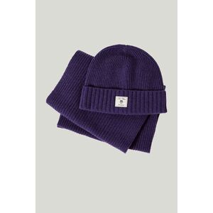 KÉSZLET SAPKA ÉS SÁL GANT BEANIE SCARF GIFT SET PANSY PURPLE kép