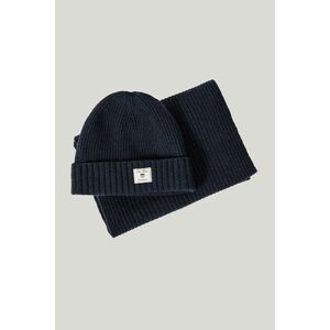 KÉSZLET SAPKA ÉS SÁL GANT BEANIE SCARF GIFT SET EVENING BLUE kép