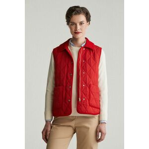 MELLÉNY GANT QUILTED VEST WITH CORD DETAILS RUBY RED kép