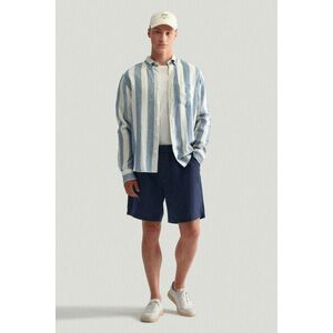 RÖVIDNADRÁG GANT LINEN DRAWSTRING SHORTS EVENING BLUE kép