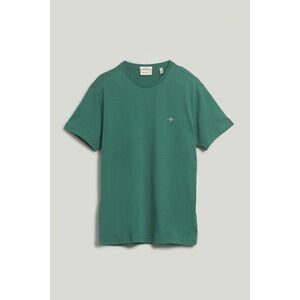 PÓLÓ GANT SLIM SHIELD SS T-SHIRT WOODY GREEN kép